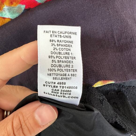 Trina Turk Hanna Fit & Flare Cocktail Dress - Picture 5 of 9